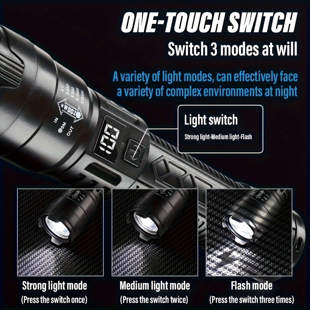 High Strong Power Led Flashlig - đánh giá và giá Fishing Light