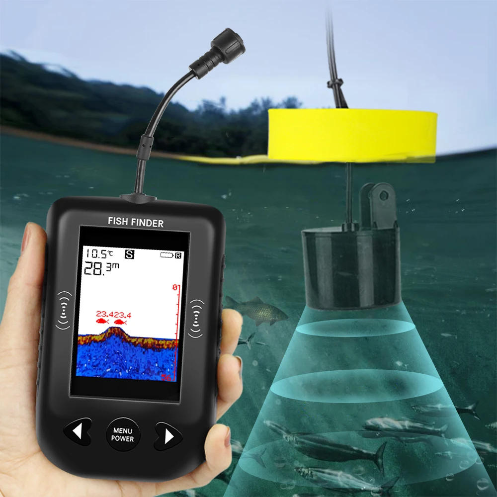 Alarm 100M Portable Sonar Fish - đánh giá và giá Fish Finder Portable