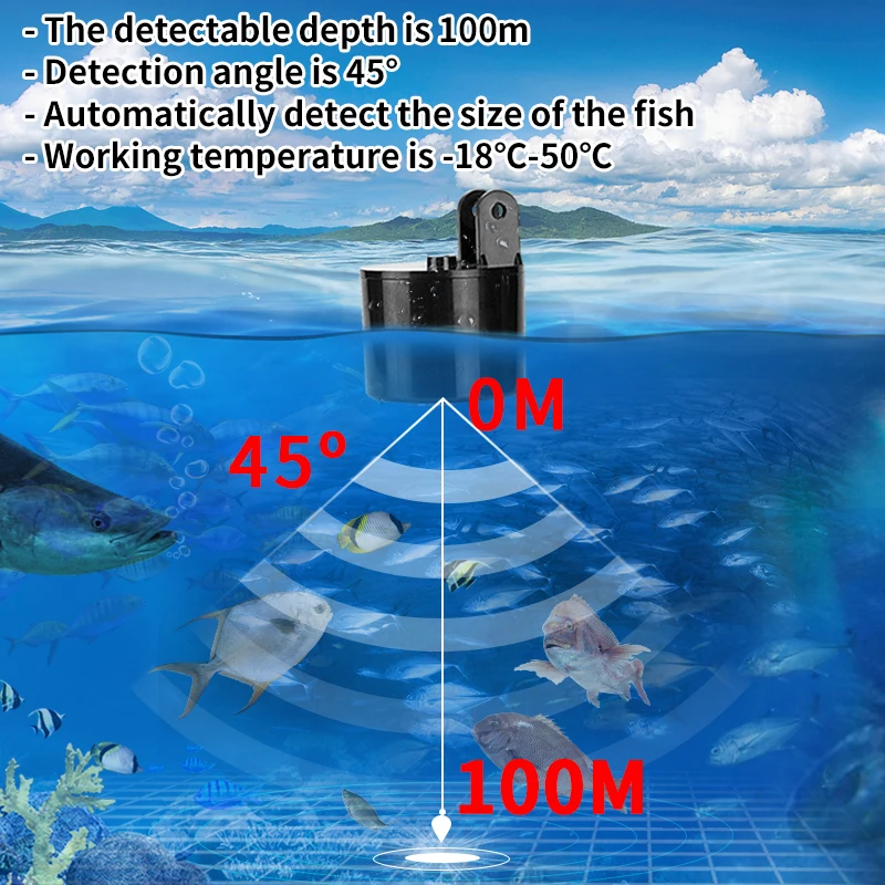 Alarm 100M Portable Sonar Fish - đánh giá và giá Fish Finder Portable