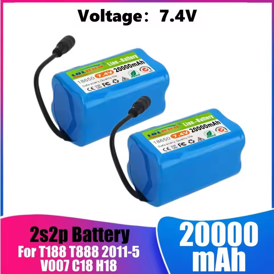 7.4V 20000mAh Battery with USB - đánh giá và giá Fish Finder Charger