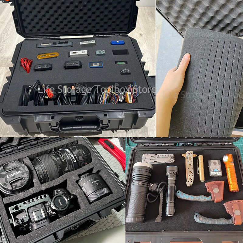 Large Tool Box ABS Waterproof  - đánh giá và giá Fish Finder Case