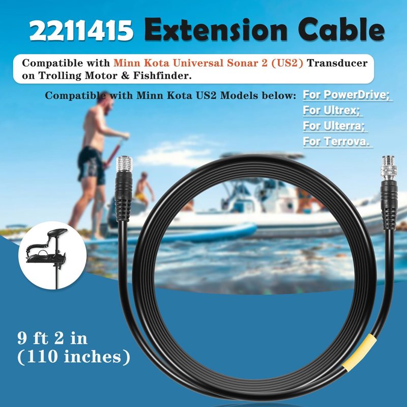 1852068 MKR-US2-8 7-Pin Adapte - đánh giá và giá Fish Finder Cable