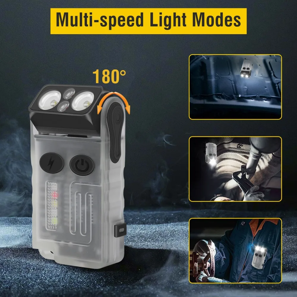 BORUiT V20 Buzzer EDC LED Keyc - đánh giá và giá Fishing Light